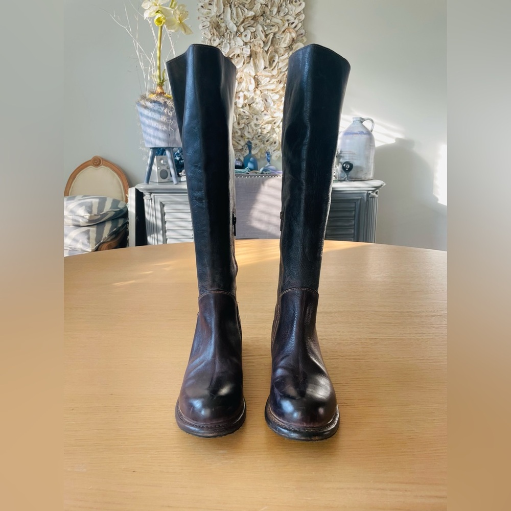 BED STU MANCHESTER LACE BACK DISTRESSED BOOTS SIZE 9 - Picture 3 of 16